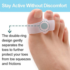 Hyggear Ring Silicone Thumb Overlapping Toe Separator