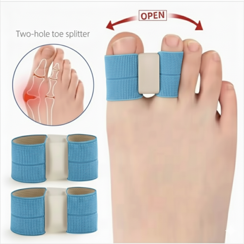 HYGGEAR Big Toe Bunion Aligner - Blue and Pink Colors