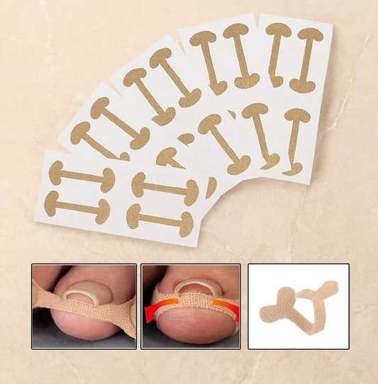 Hyggear Set de uñas encarnadas con parches transpirables para uñas encarnadas